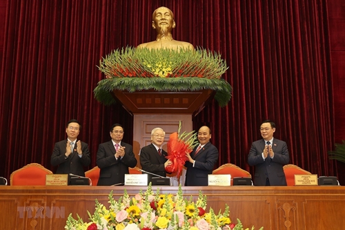Đồng chí Nguyễn Phú Trọng được bầu làm Tổng Bí thư Ban Chấp hành Trung ương Đảng Cộng sản Việt Nam khóa XIII